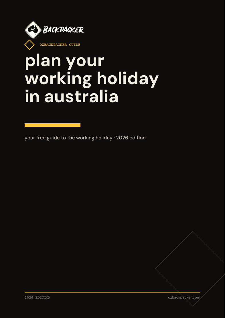 Plan Your Working Holiday in Australia — guide cover